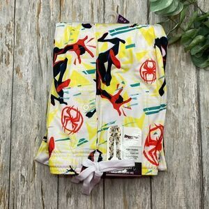 Spiderman Into The Spider-Verse Allover Print Sleep Lounge Pajama Pants Size 2X